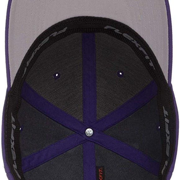 Flexfit Purple Athletic Baseball Fitted Cap - Picture 8 of 9